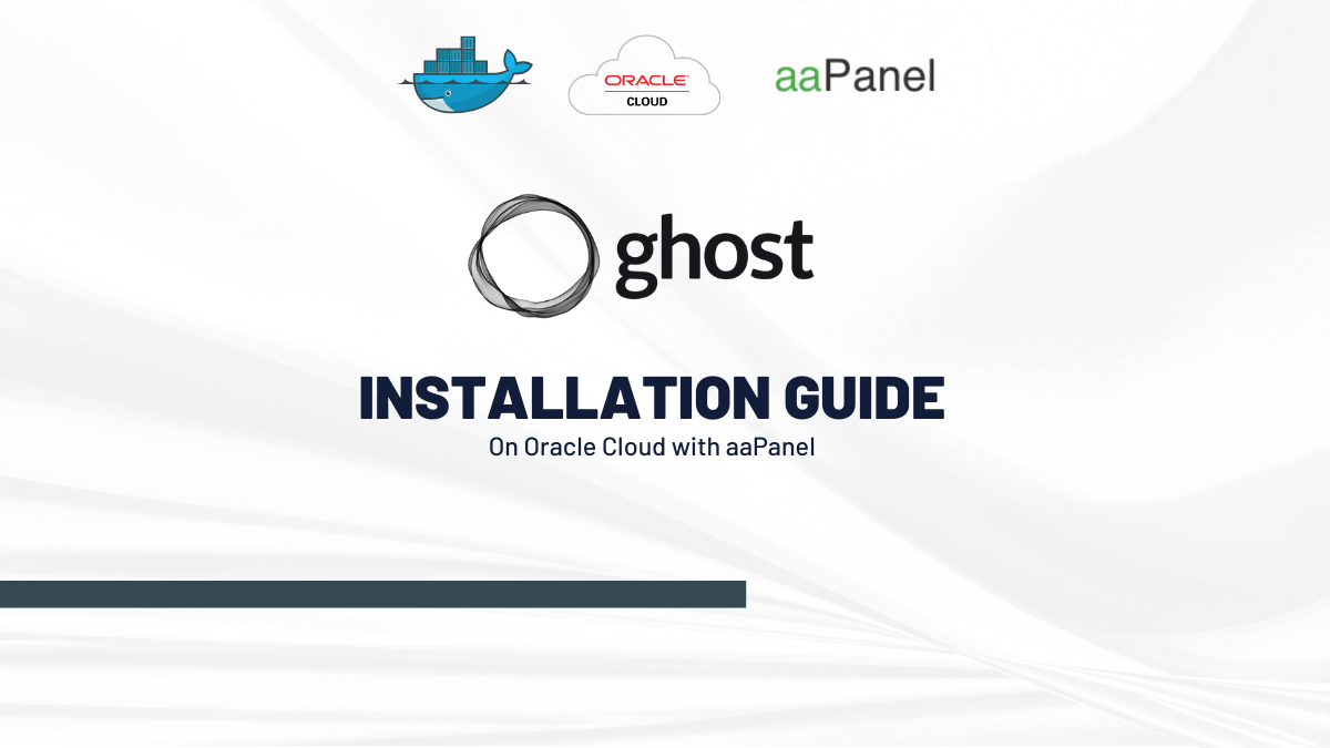Install ghost on oracle cloud