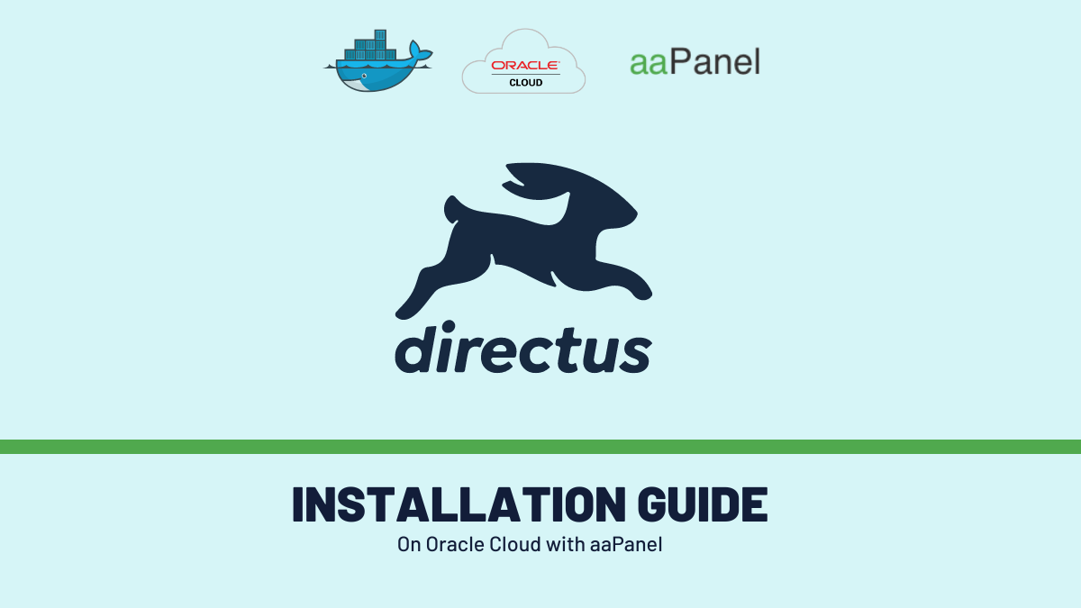 Directus installation guide on oracle cloud using docker